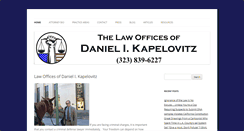 Desktop Screenshot of kapelovitz.com